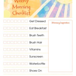 Encouraging Narratives Shop Freebies Weekly Morning Checklist